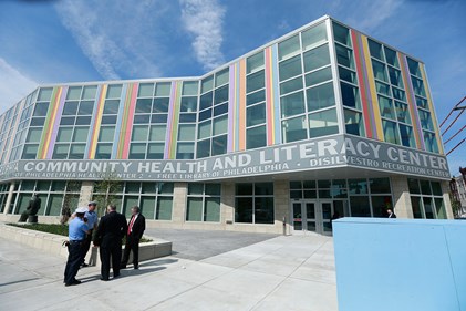 Community Health and Literacy Center - Lurie Panels and Glass